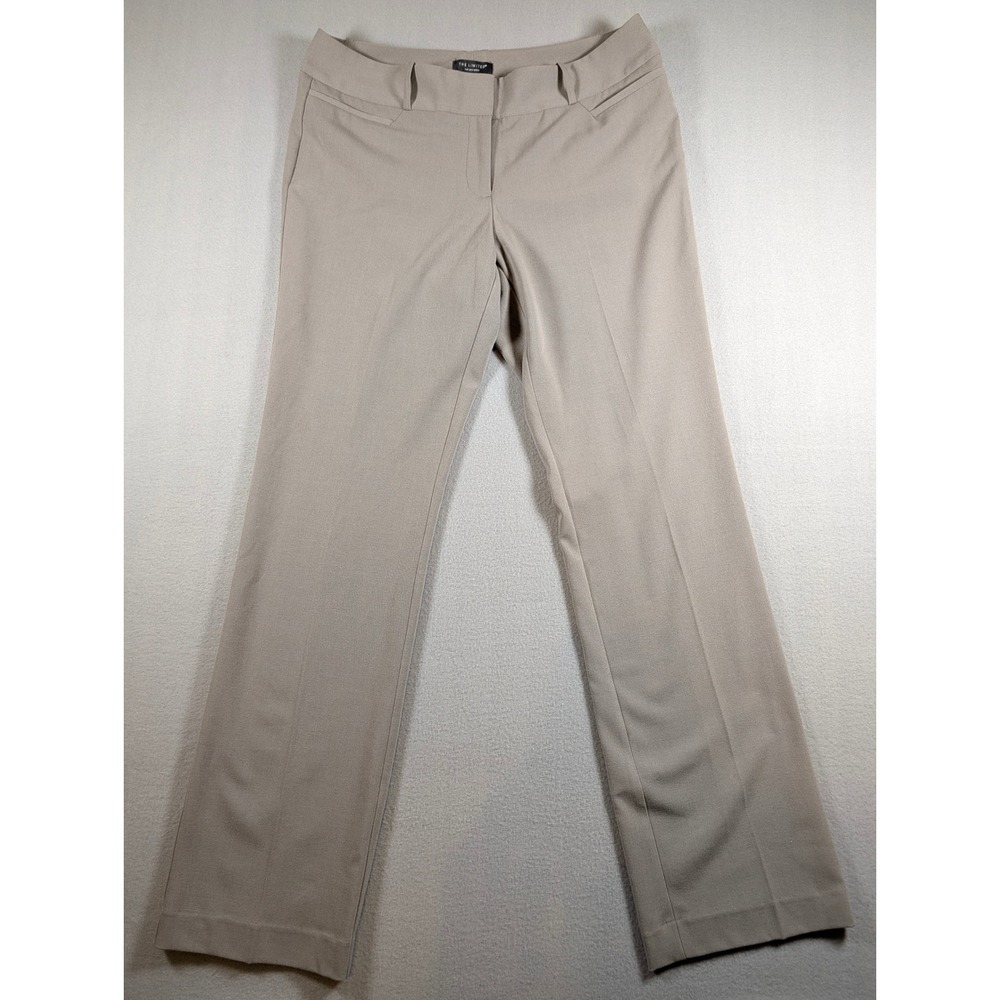 The Limited The New Drew Tan Khaki Bootcut Leg Dress Pants Womens 12 Stretch